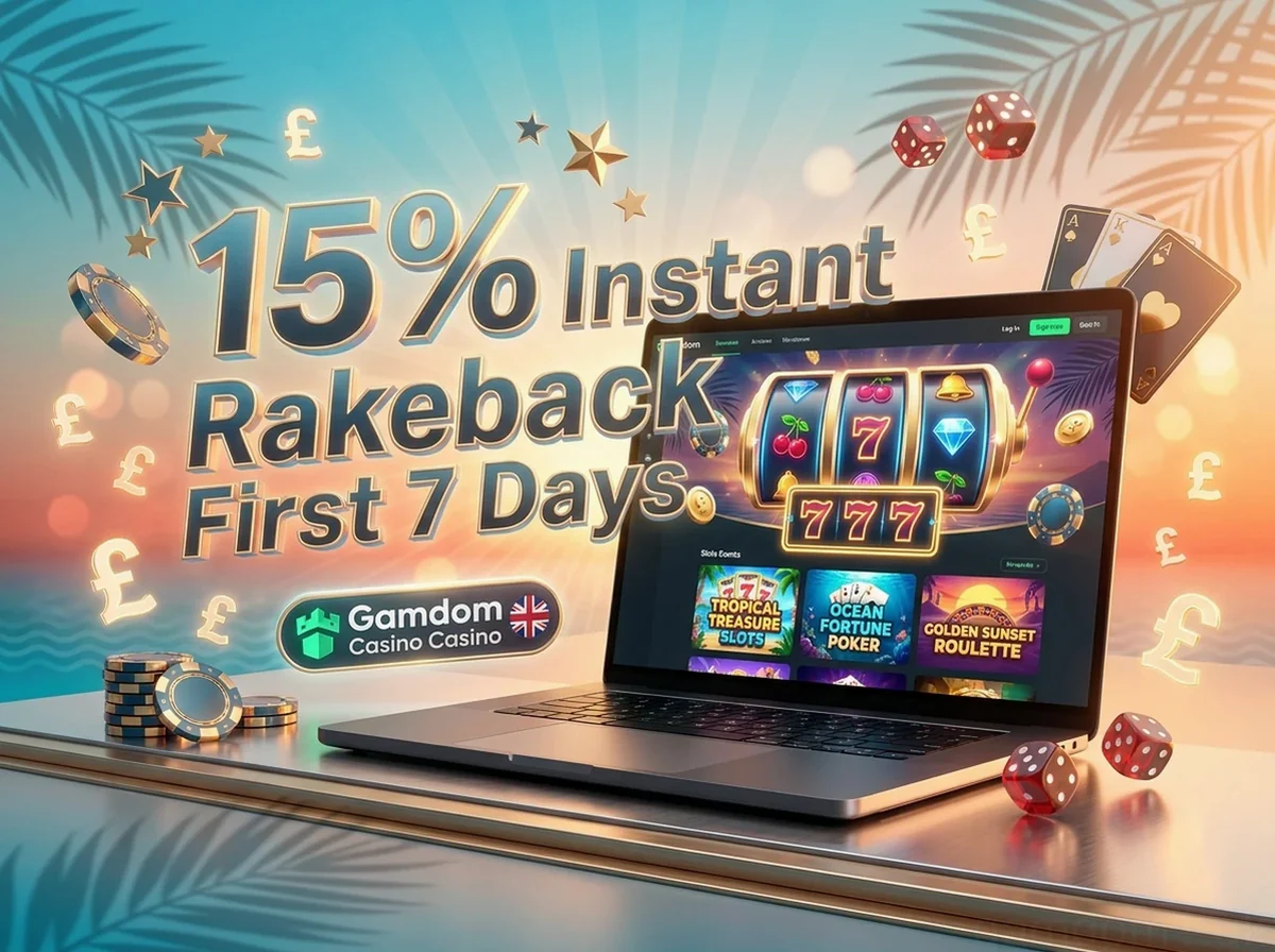 15% Instant RakebackFirst 7 Days